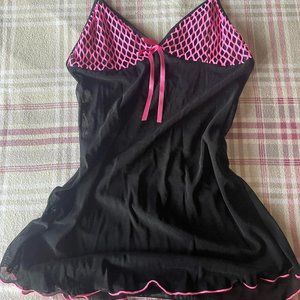 Women's Black and Pink Dress
